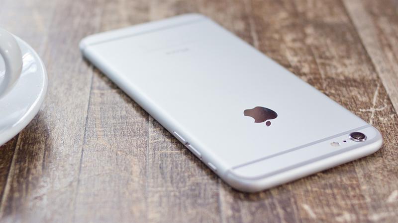 White iPhone 8 close up